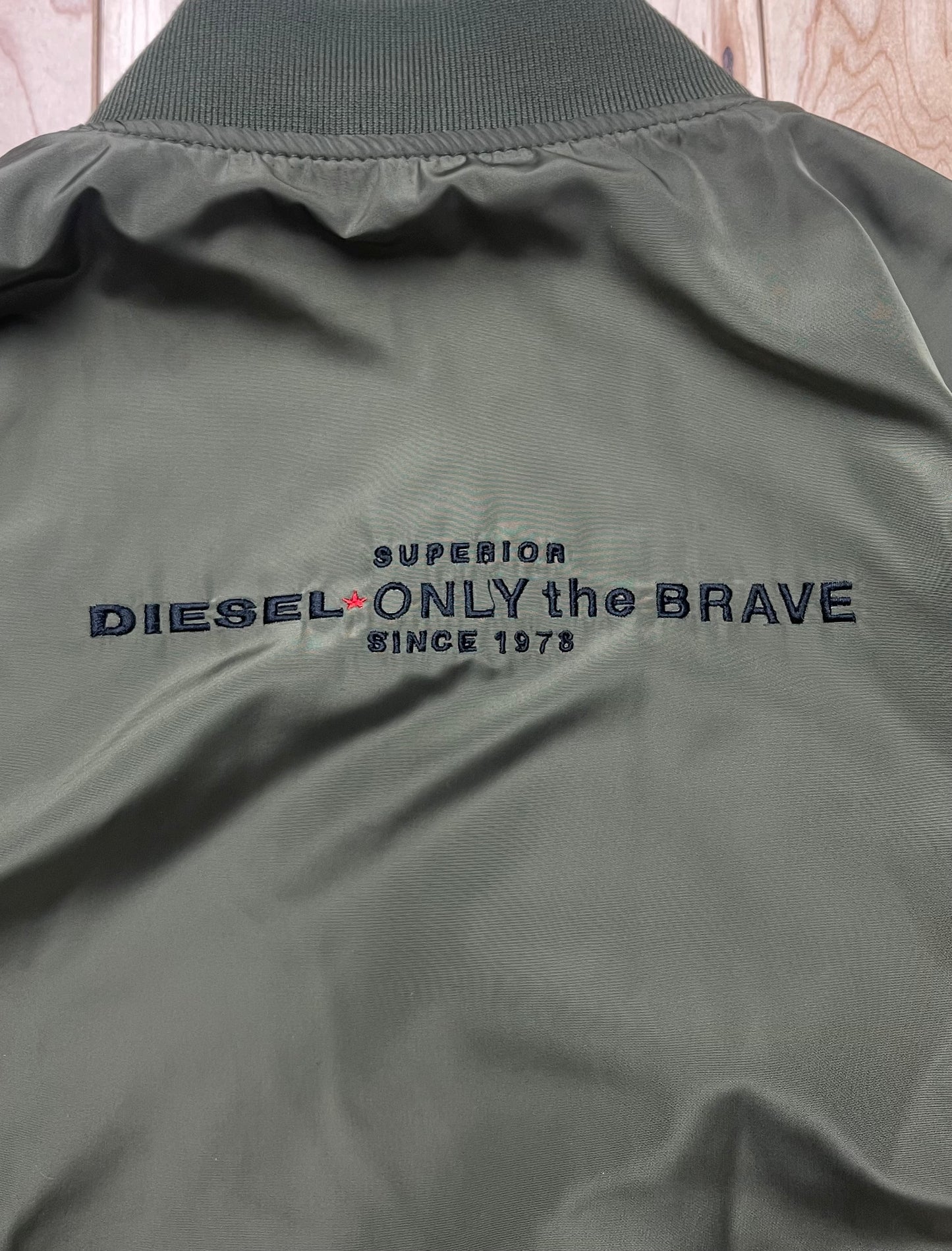 Diesel Military Green MA-1 Bomber Jacket