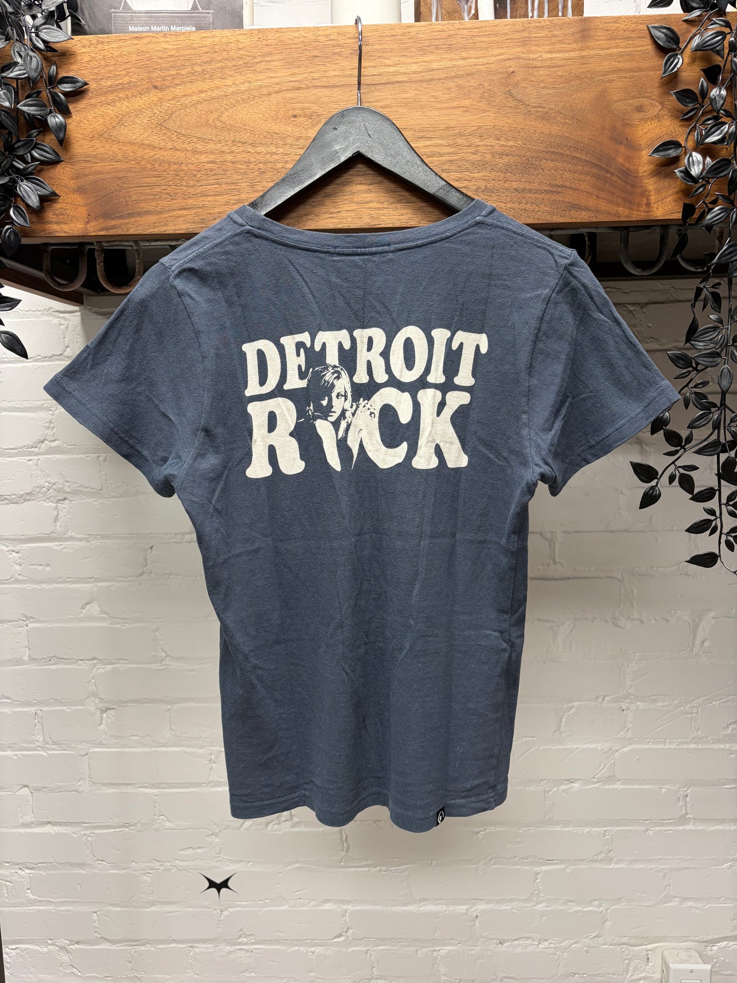 Hysteric Glamour ‘Detroit Rock’ Blue/White Graphic T-Shirt