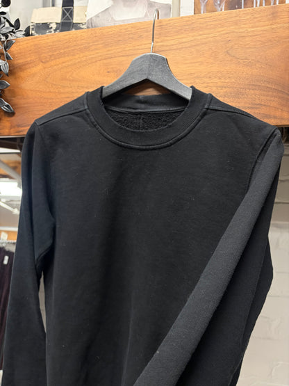 SS2016 Rick Owens DRKSHDW Black Cotton Sweatshirt