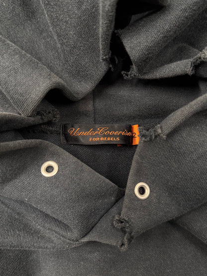 SS2006 Undercover ‘Klaus’ Thrash Distressed Hybrid Hoodie