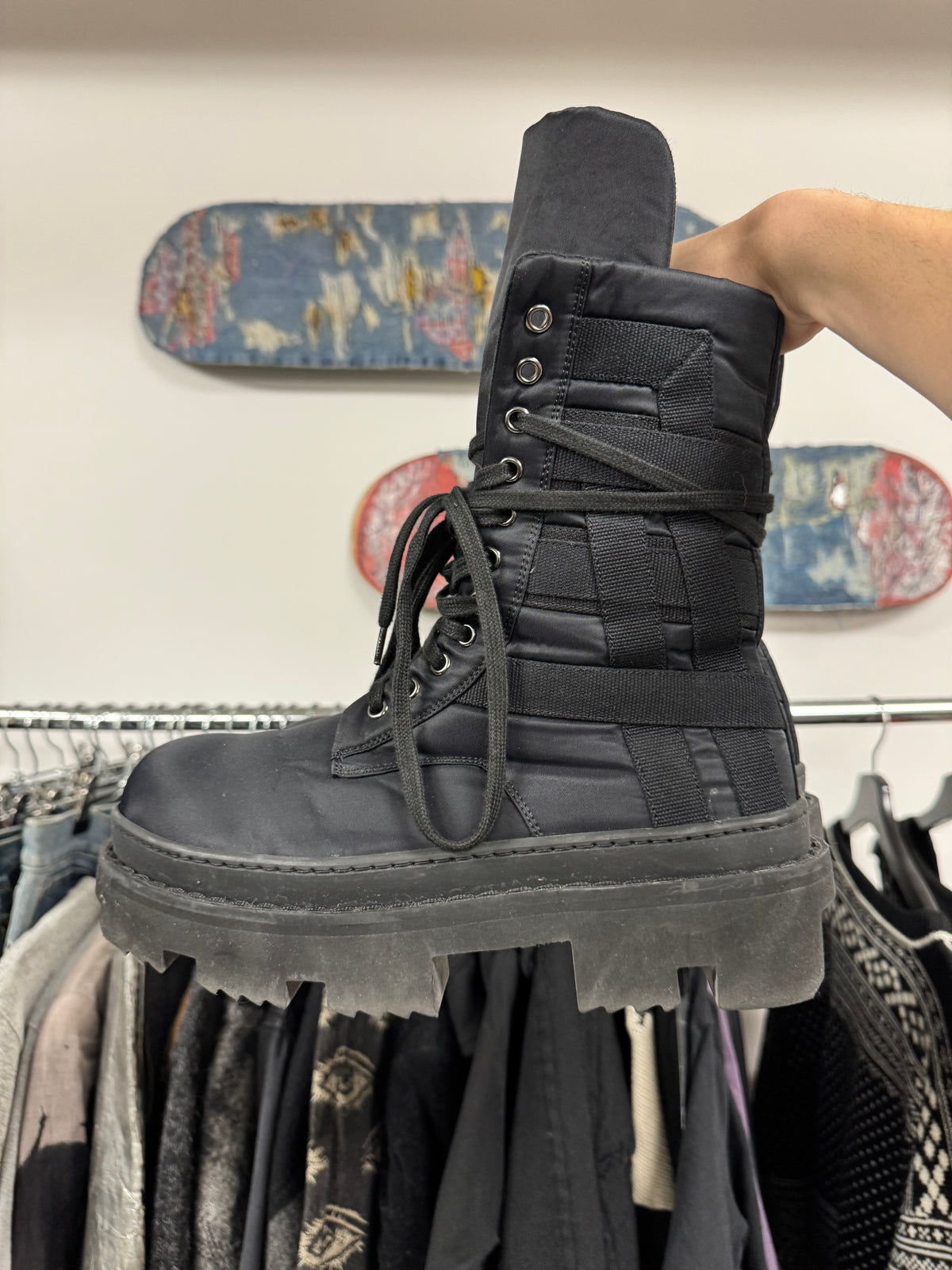 Rick Owens Megatooth Army Boots Rick Owens Army 
