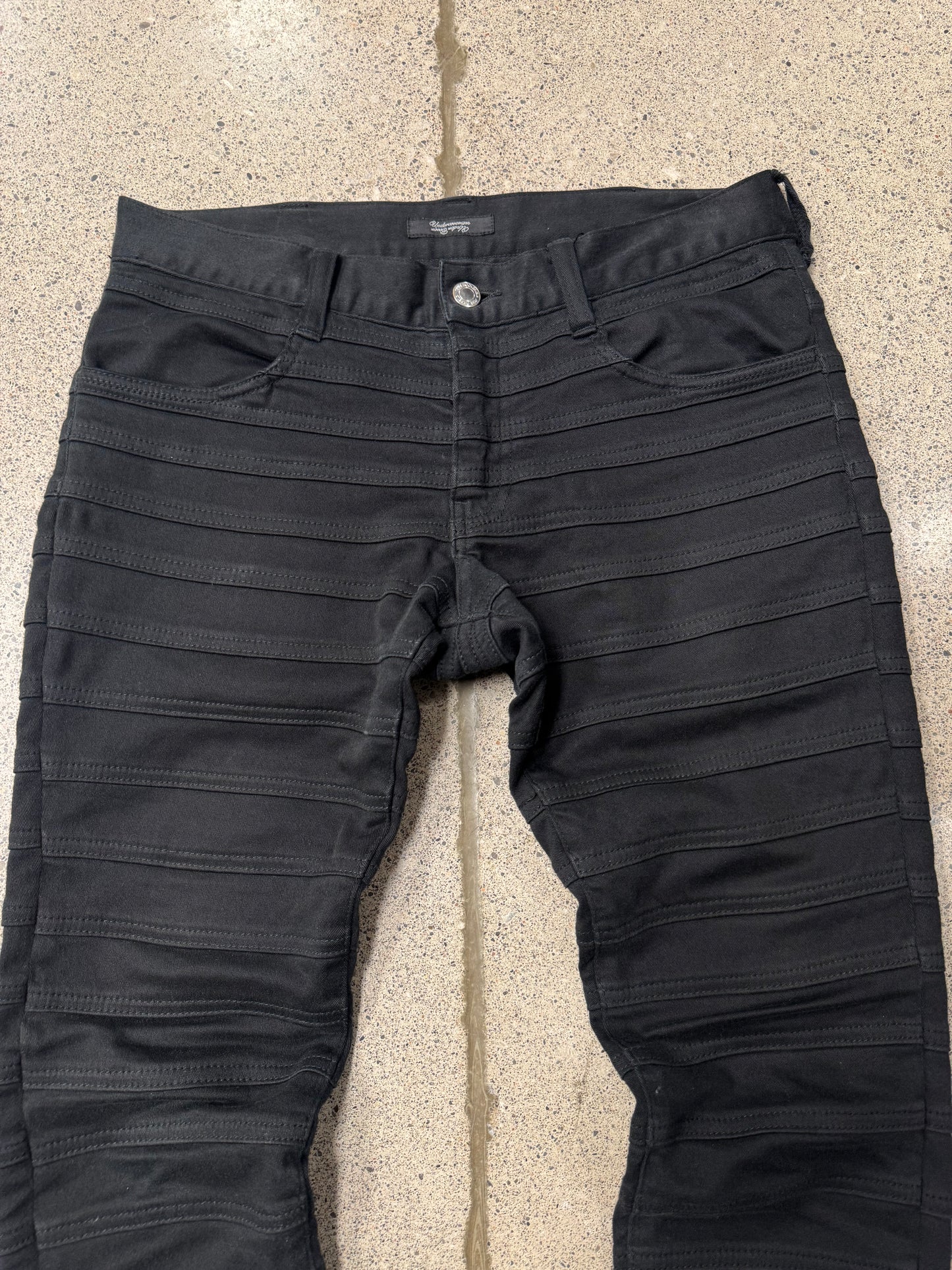 AW2013 Undercover ‘Anatomicouture’ Hagi Black Layered Skinny Jeans