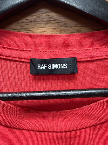 SS2019 Raf Simons ‘Summer Games’ Red Graphic T-Shirt
