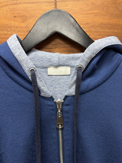 Dior Homme Reversible Blue/Grey Cotton Hoodie