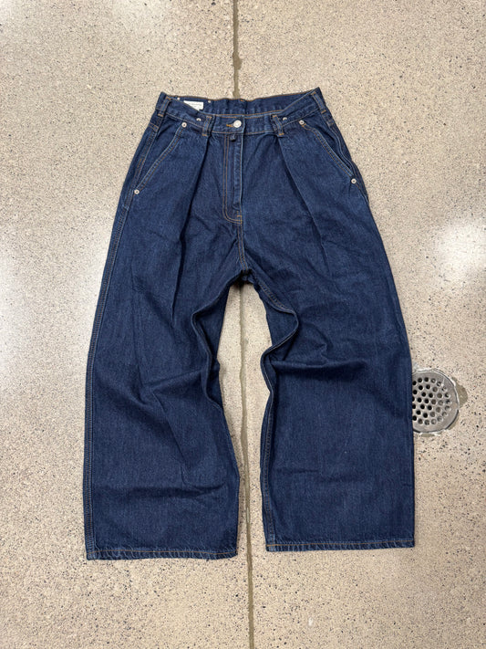 Dries Van Noten ‘Pleated’ Wide Leg Denim