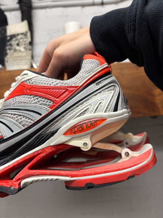 Balenciaga X-Pander Red/White Low Top Sneakers