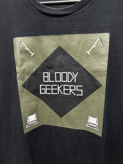 SS2019 Undercover ‘Bloody Geekers’ Black Graphic T-Shirt
