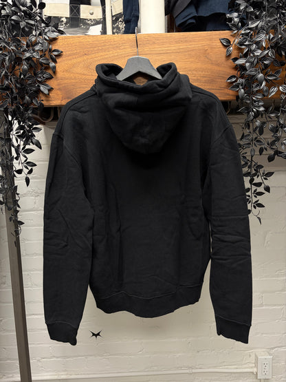 2021 Saint Laurent ‘Collegiate Logo’ Black Pullover Hoodie