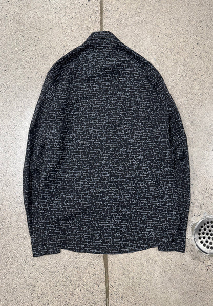 SS2017 Saint Laurent ‘Je T’aime’ Silk Button Down Shirt