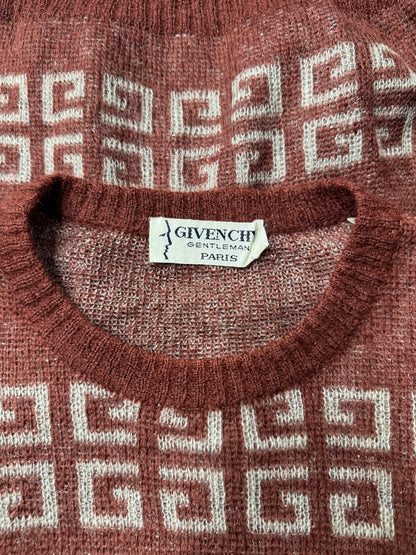 Vintage 90s Givenchy Monogram Wool Sweater