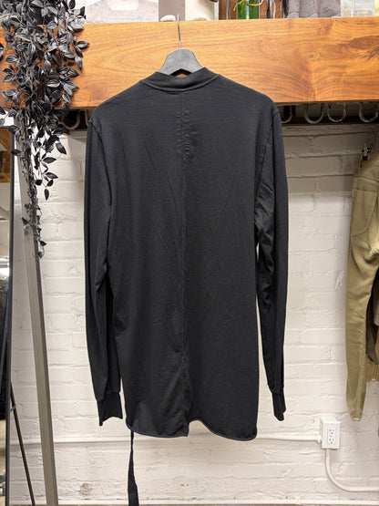 Rick Owens ‘DRKSHDW’ Black Long Sleeve Cotton T-Shirt