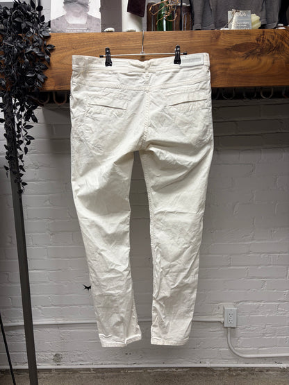 Dirk Bikkembergs White Zipper Pocket' Skinny Jeans