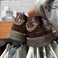 Supreme x Martine Rose Brown Leather Croc Print ‘Clarks’ Desert Trek Shoes