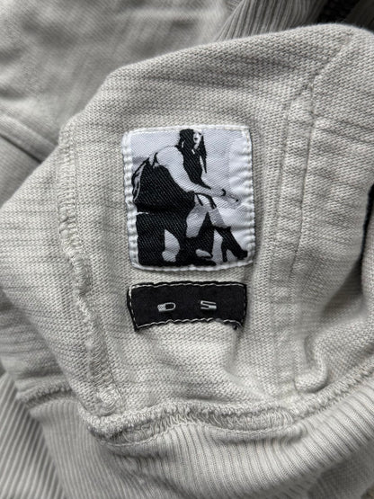 AW2016 Rick Owens ‘Dinge’ Grey Mountain Zip Hoodie