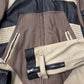 SS2004 Dolce & Gabbana Sheepskin Leather Panelled Brown Moto Jacket