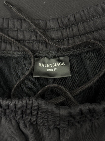 2023 Balenciaga Basic Logo Black Sweatpants