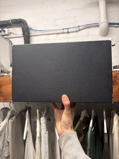 Helmut SS2002 Helmut Lang ‘Perch Skin’ Fish Leather Pointed Toe Boots