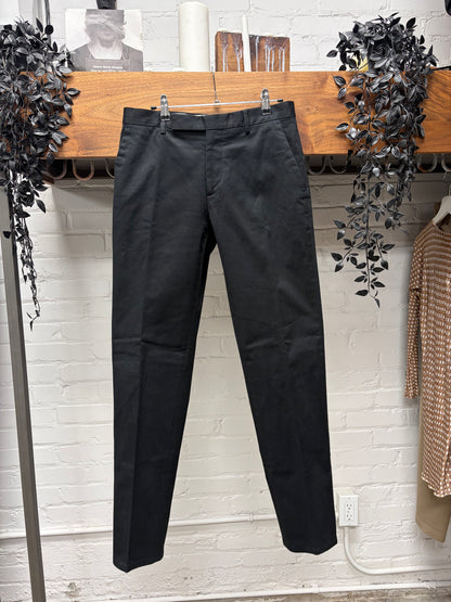 SS2015 Maison Margiela Pleated Black Slim Cut Pants