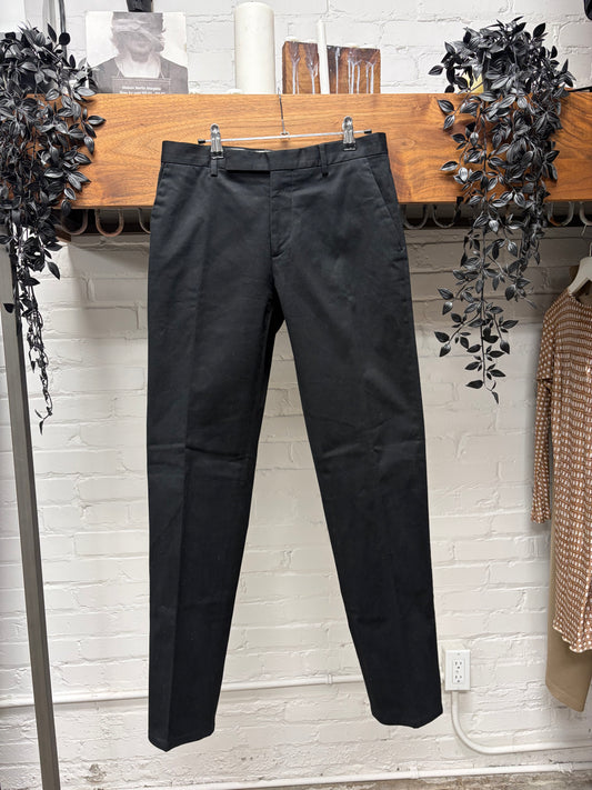 SS2015 Maison Margiela Pleated Black Slim Cut Pants