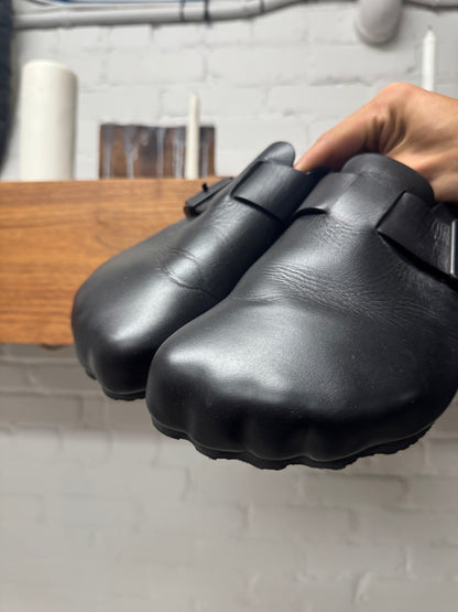 Balenciaga ‘Sunday Mules’ Leather Toe Shape Sandals