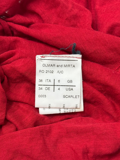 AW2008 Rick Owens ‘Stag’ Scarlett Red Tank Top