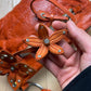 Spring Summer 2005 Miu Miu Orange  Floral Shoulder Bag