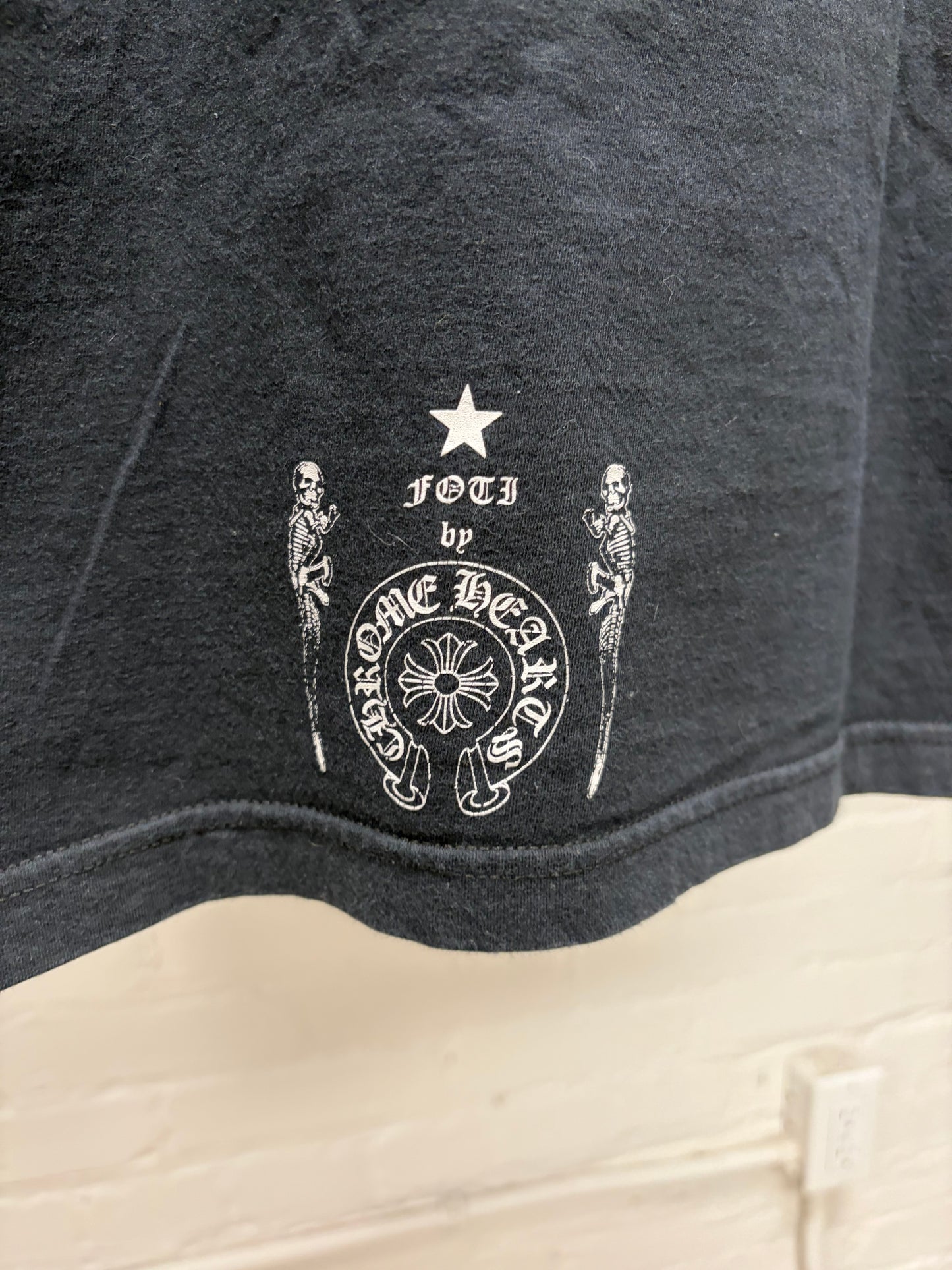 Chrome Hearts ‘Foti Deer’ Black/White Graphic T-Shirt