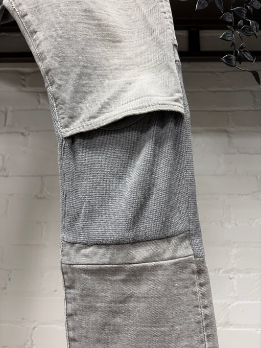 SS2012 Undercover ‘Thermal Knit’ Grey Hybrid Skinny Jeans