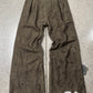 AW2024 Enfants Riches Deprimes ‘Oil Stained’ Wide Leg Wool Trousers