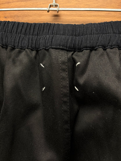 SS2024 Maison Margiela Wide Leg Black Drawstring Pants