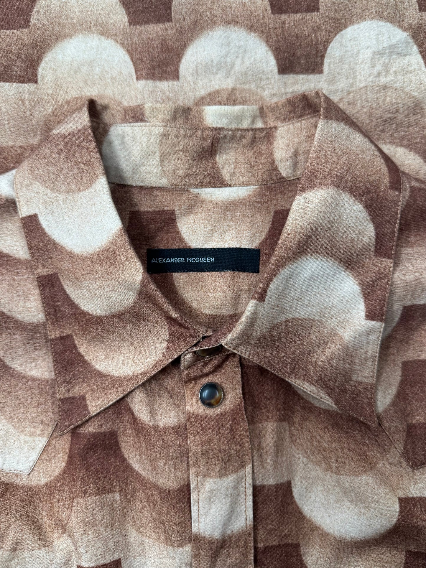 AW2000 Alexander McQueen Western Button Snap Shirt