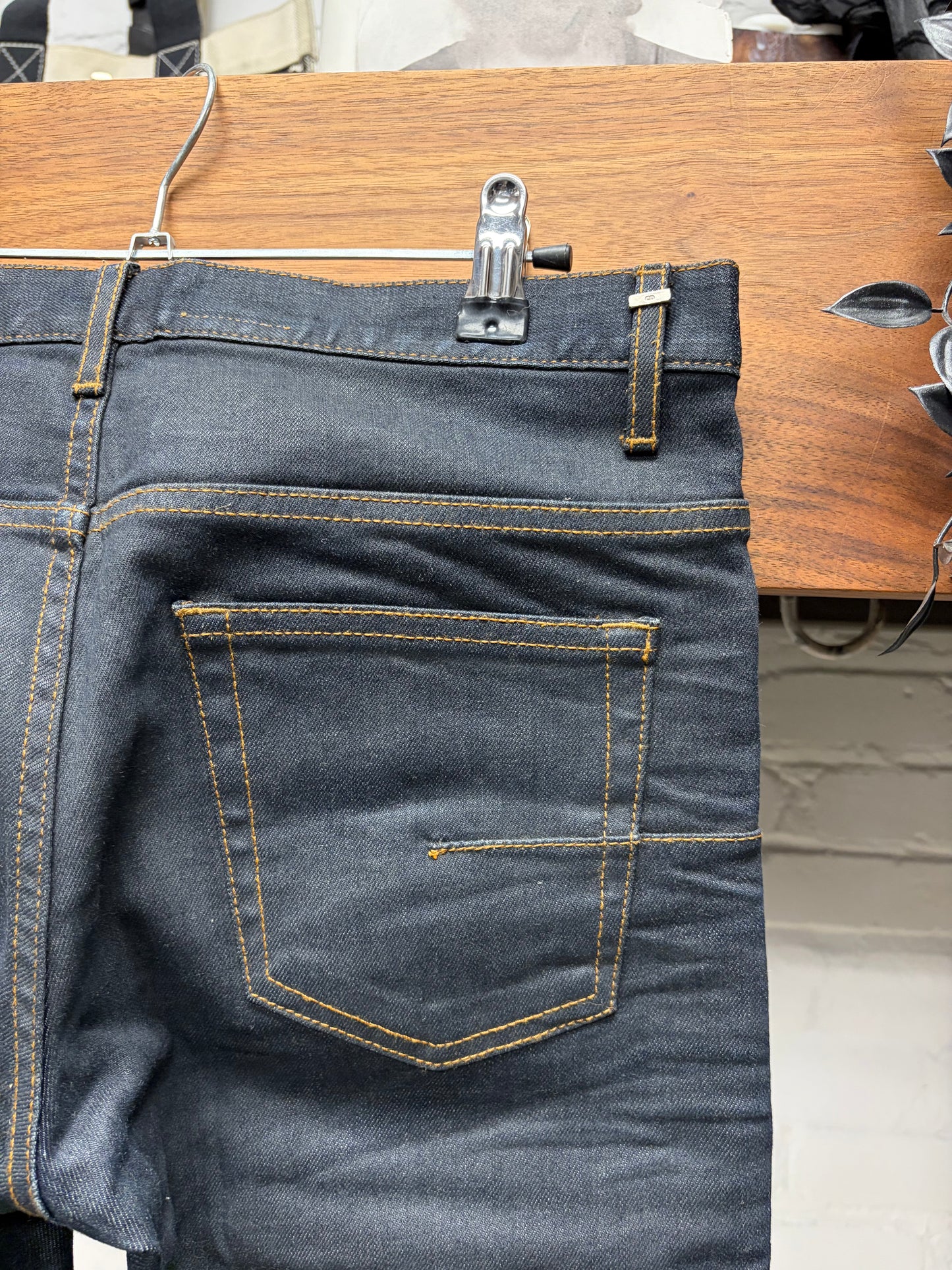 Dior Homme Raw Over-Dyed Wash Unaltered Skinny Jeans