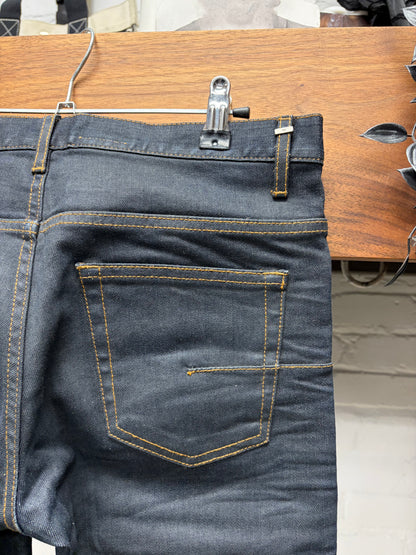 Dior Homme Raw Over-Dyed Wash Unaltered Skinny Jeans