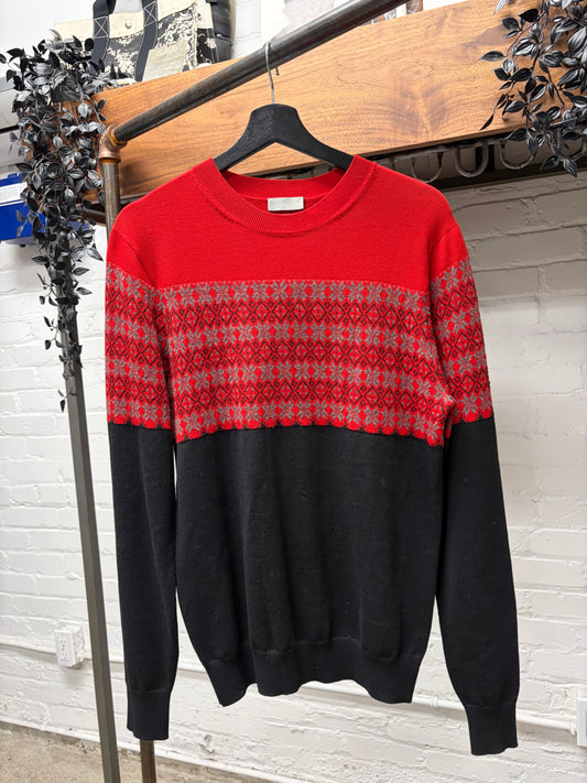 AW2006 Dior Homme by Hedi Slimane ‘These Grey Days’ Nordic Knit Sweater