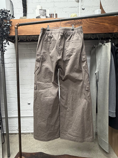 SS2025 Rick Owens ‘Hollywood’ Dust Brown ‘Bela’ Cargo Pants