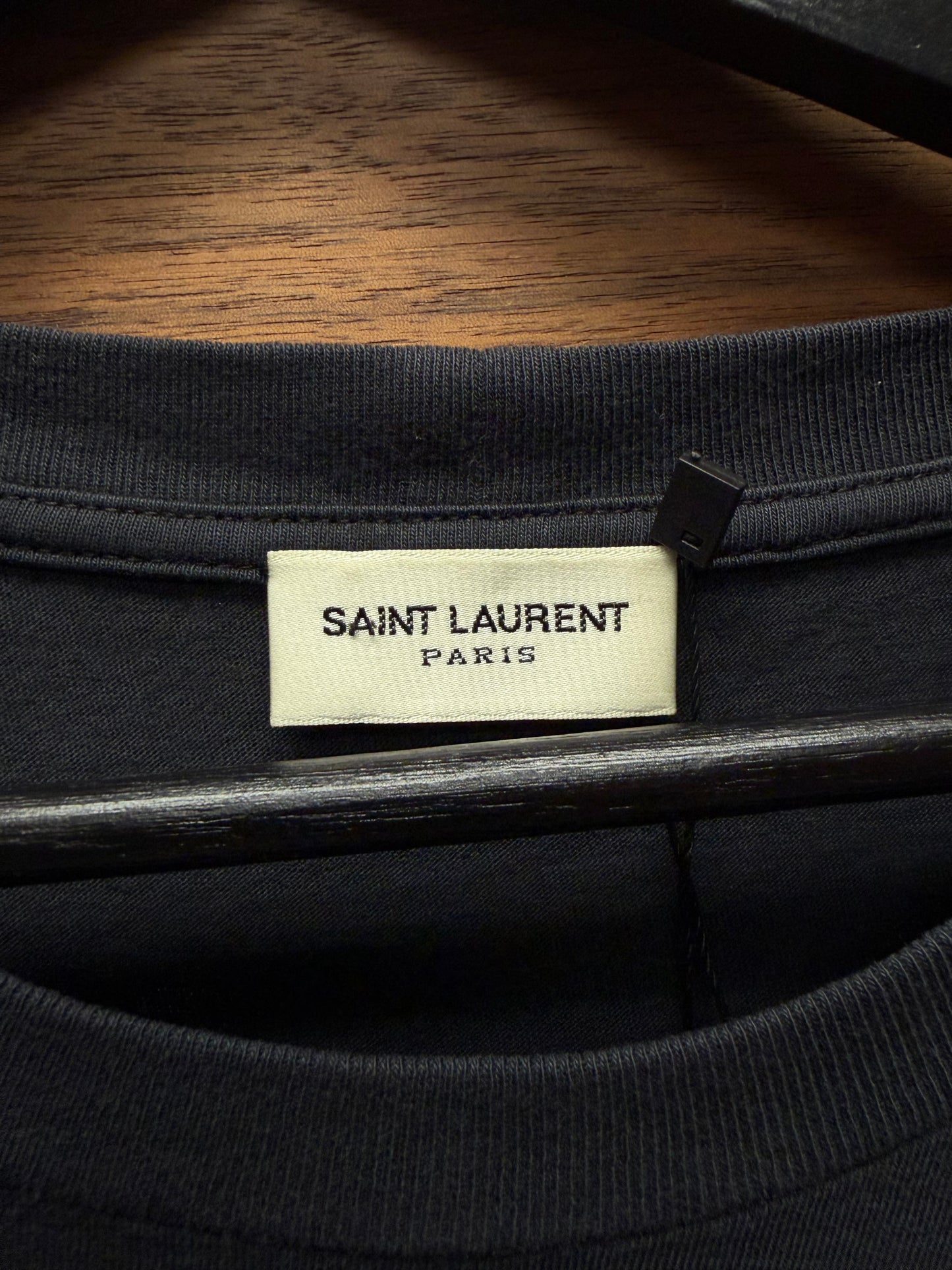 2013 Saint Laurent by Hedi Slimane ‘YSL’ Serpent Logo Black/White Graphic T-Shirt