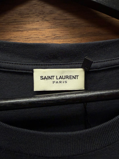 2013 Saint Laurent by Hedi Slimane ‘YSL’ Serpent Logo Black/White Graphic T-Shirt