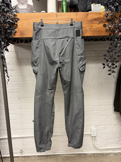 Dior Grey Nylon Slim Cut Cargo Pants