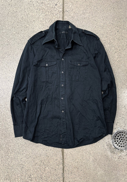 Gucci by Tom Ford Military Button Down Shirt