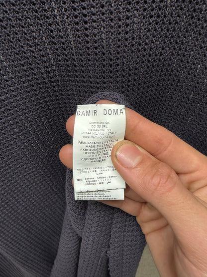 Damir Doma Distressed ‘Plum’ Looss Gauge Knit Sweater