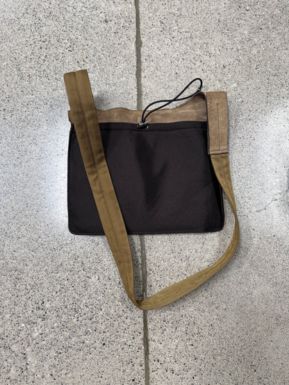 AW1999 Prada Suede/Mesh Backing Crossbody Bag