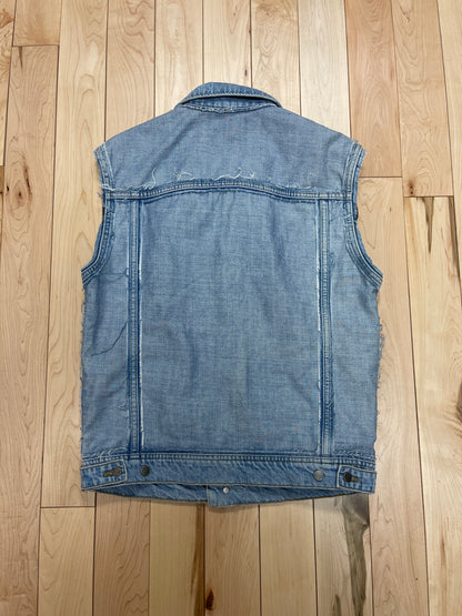Spring Summer 2012 Margiela x H&M Distressed Denim Vest