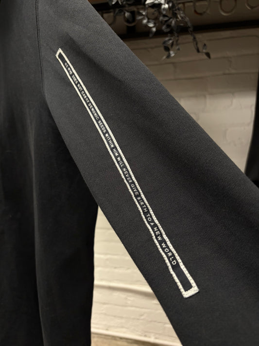 Rick Owens DRKSHDW ‘Demonic Seeds’ Black Jason Hoodie
