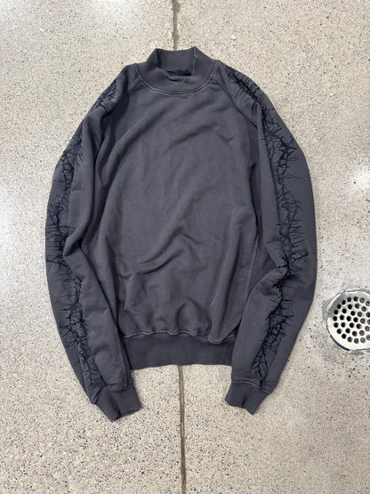 AW2016 Haider Ackermann ‘Thorns’ Embroidered Grey Perth Sweatshirt