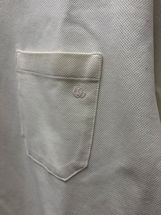 2024 Gucci ‘Piqué’ Color Blocked White Polo