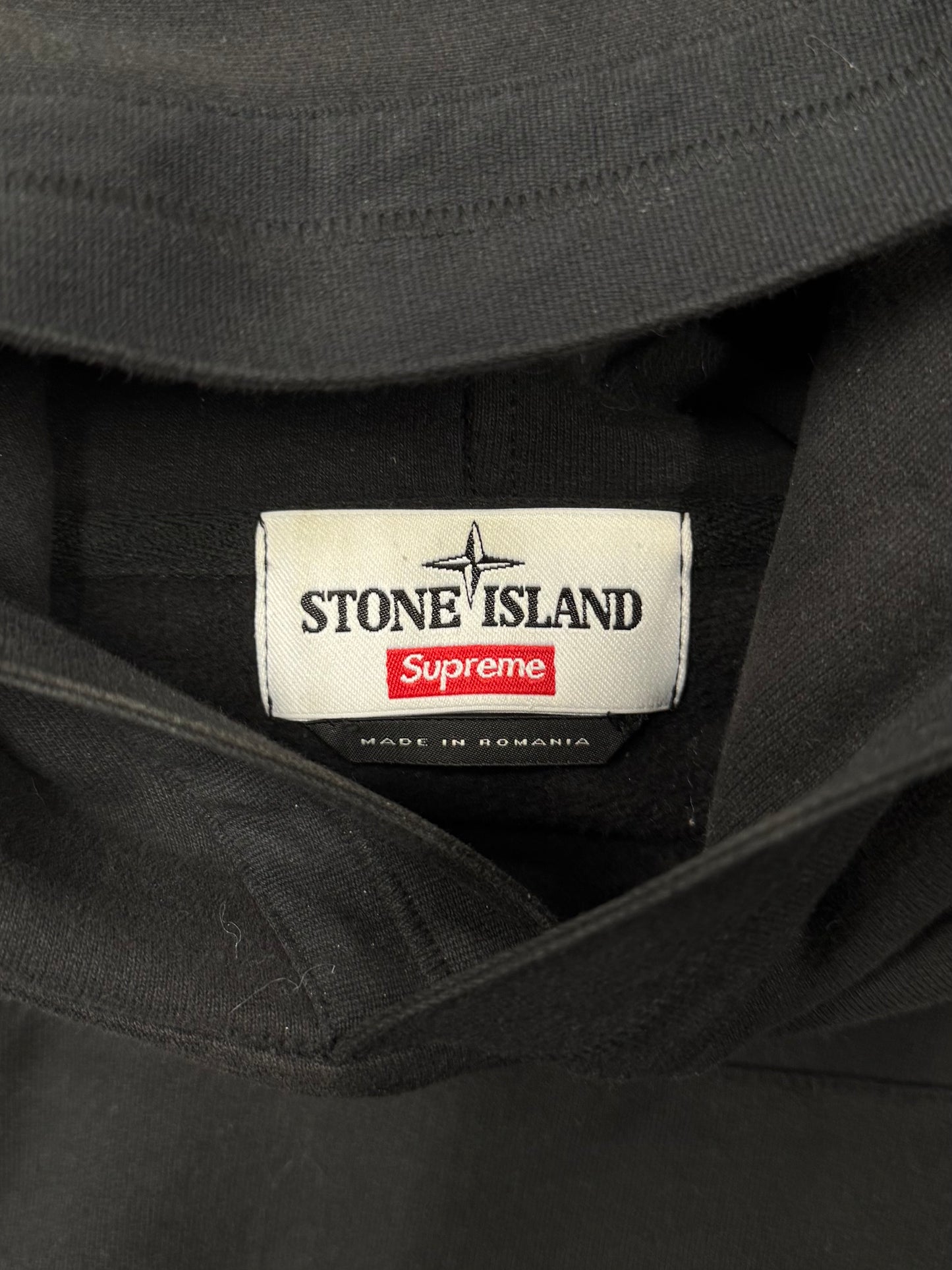 AW2017 Supreme x Stone Island Reflective 3M Pullover Hoodie