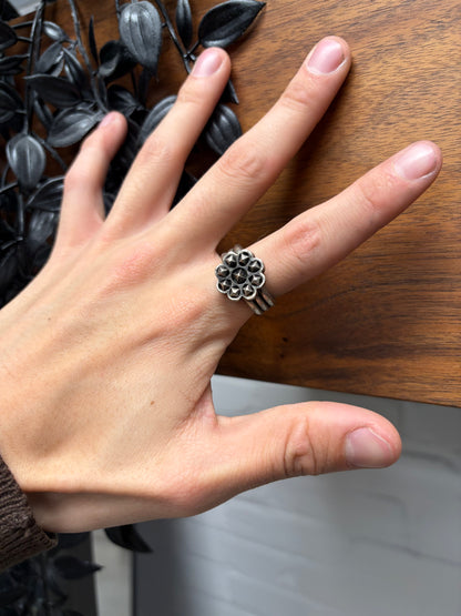 Number (N)ine x Jam Home Made ‘Studded’ Solid 925 Silver Ring