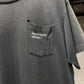 Enfants Riches Deprimes ‘Single Stitch’ Pocket Logo Faded Black Graphic T-Shirt