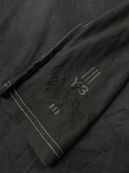 2000s Y-3 Yohji Yamamoto x Adidas Contrast Stitch Long Sleeve Shirt