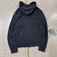 Hysteric Glamour Studded Black Zip-Up Hoodie